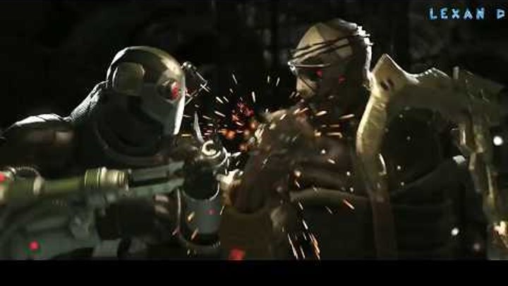 Injustice 2 - Deadshot vs Scarecrow - Intros & Clashes (Дедшот против Пугала) rus