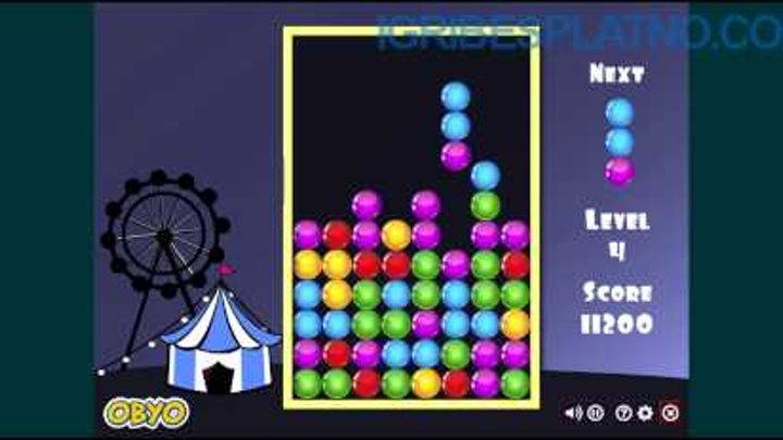 Игра тетрис шарики TRIBLO Игра тетрис шарики TRIBLO