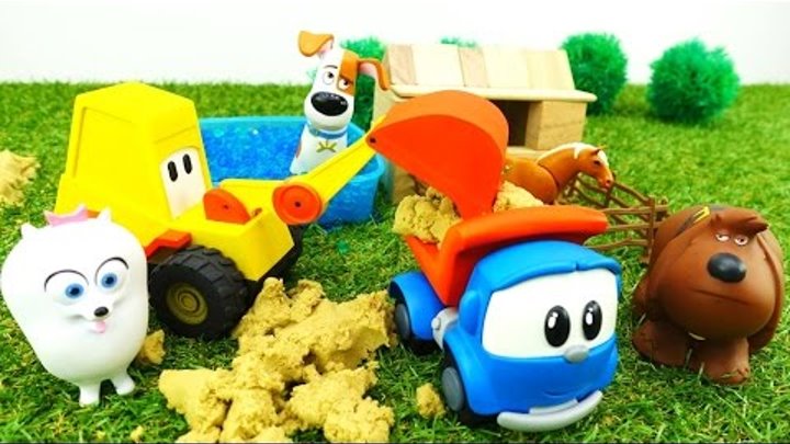 #Игрушки и Ферма: Пластилин, Бассейн и Шарики ОРБИС! Игры для детей: Лева и Мася