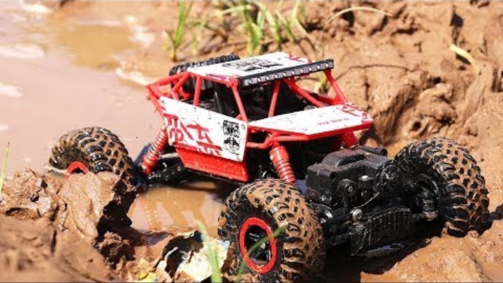 Mud Rc Cars!!!!! Video For Kids Rc Mud 4x4 Rock Crawler !!Unboxing & Review Rc Mud off road best car