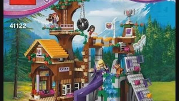 LEGO Friends 41122 Adventure Camp Tree House - instruction timelapse LEGO Friends 41122 Adventure Camp Tree House - instruction timelapse