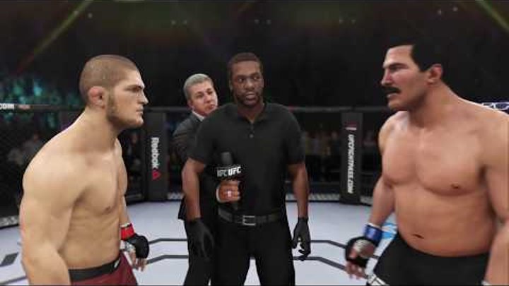 Khabib Nurmagomedov vs. Dan Severn (EA Sports UFC 3) - CPU vs. CPU Khabib Nurmagomedov vs. Dan Severn (EA Sports UFC 3) - CPU vs. CPU
