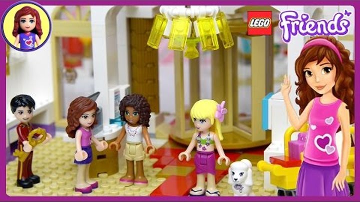 Lego Friends Heartlake Grand Hotel Set Part 1 Unboxing Building Review - Kids Toys