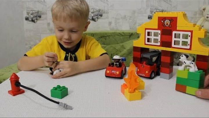 Лего дупло Моя Первая Пожарная Станция 6138 LEGO DUPLO My First Fire Station Лего дупло Моя Первая Пожарная Станция 6138 LEGO DUPLO My First Fire Station