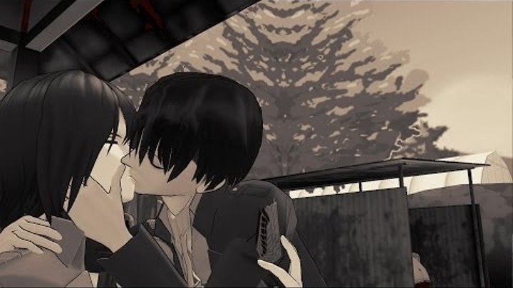 [MMD] Epic Kiss, Epic Slap [Levi x Mikasa] - Attack on Titan SNK Shingeki no Kyojin 1080p
