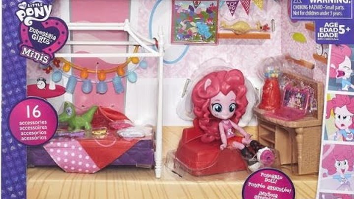 Обзор игрушек набора мини куклы Пинки Пай Девочки Эквестрии Equestria Girls пони