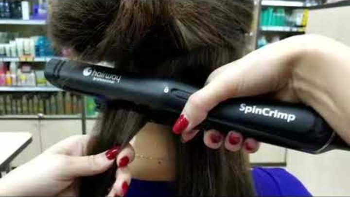 Щипцы-гофре Hairway Spin Crimp 04009 для создания супер-быстрого объема