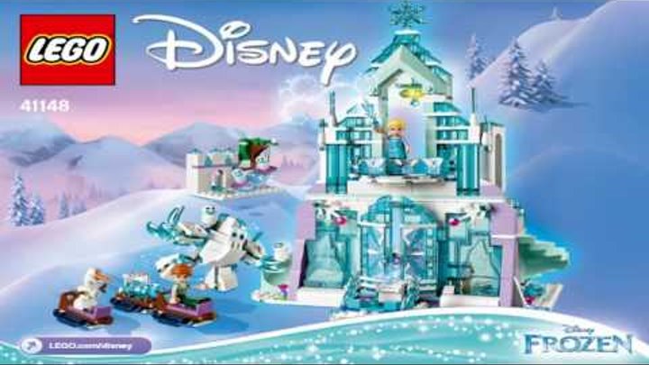 Лего Принцессы Дисней Волшебный замок Эльзы LEGO Disney Princess ELSA'S MAGICAL ICE PALACE 41148
