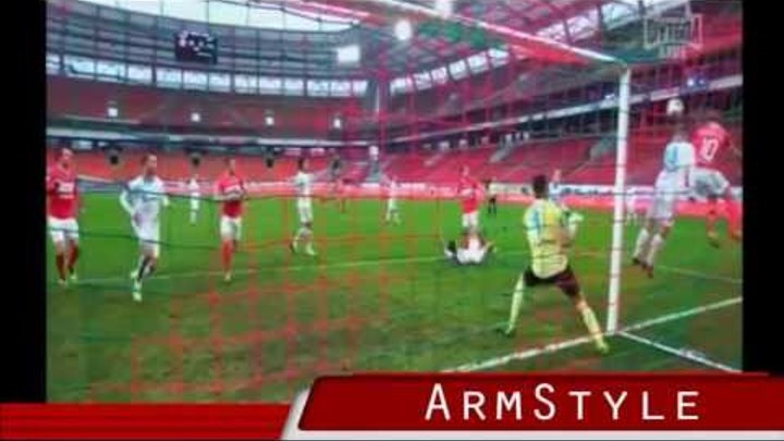 Юра Мовсисян хет-трик.Spartak vs Zenit 4-2 HD
