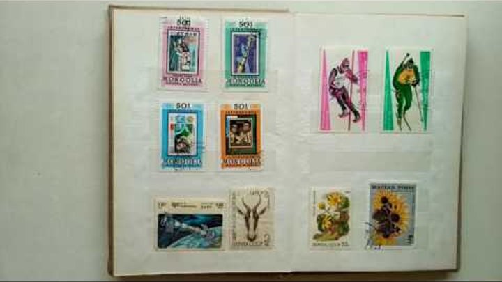 Коллекция почтовых марок времён СССР