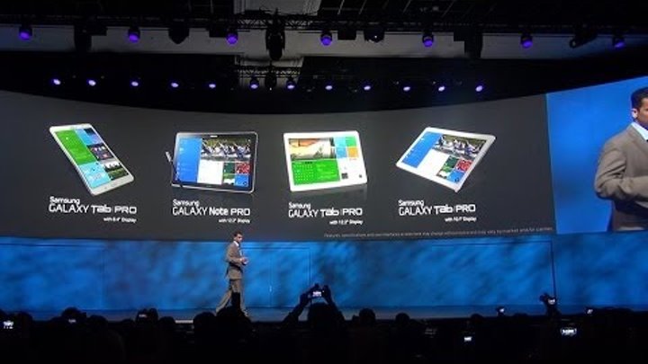 CES 2014: новинки Samsung Electronics - телевизоры, планшеты, бытовая техника и фотокамеры
