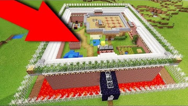 Майнкрафт ПЕ САМЫЙ БЕЗОПАСНЫЙ ДОМ на 100% МЕХАНИЧЕСКИЙ ДОМ для Minecraft PE