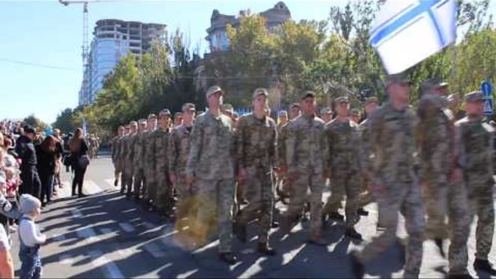 Военный парад в честь Дня защитника Украины в Николаеве