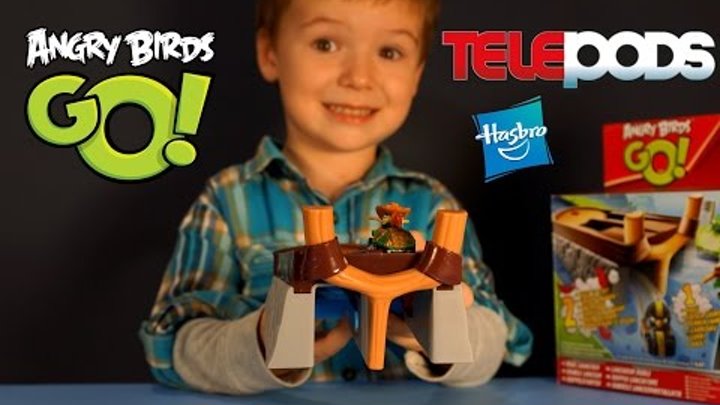Angry Birds Go Telepods Toys Review - Dual Launcher Game. Обзор на Игрушки Энгри Бёрдс Гоу Телеподс.