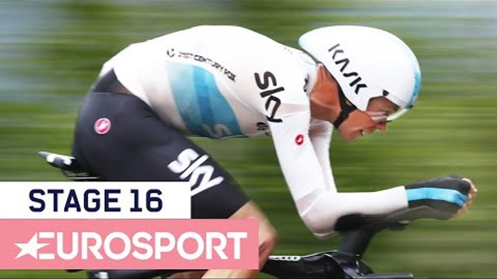 Giro d'Italia 2018 | Chris Froome Highlights | Stage 16 | Cycling | Eurosport