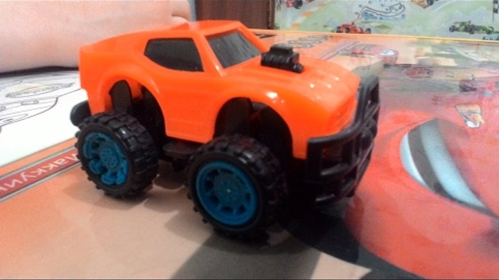 Джип с большими колесами!!! Машинки, игрушки, хотвилс, маквин и многое другое