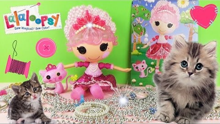 Кукла Лалалупси принцесса Блестинка и котенок Обзор и распаковка игрушки Видео для девочек