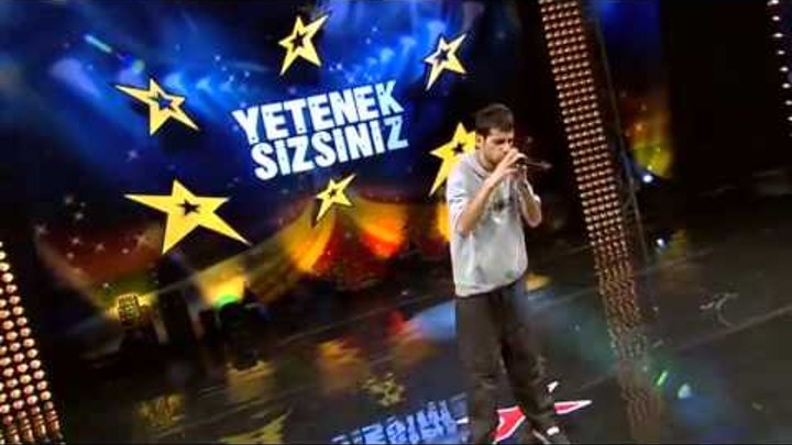 yetenek sizsiniz türkiye kekeme rapçı ayhan öztürk 2 tur performansı