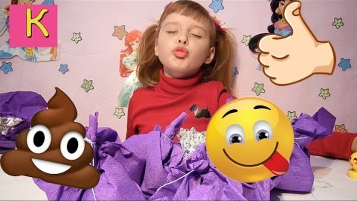 СМАЙЛ ЧЕЛЛЕНДЖ Emoji Challenge Катюшка изображает Смайлы. Развлечение для детей
