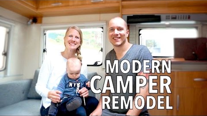 Modern Camper Remodel | Rebuilt with office & nursery (family of 3)