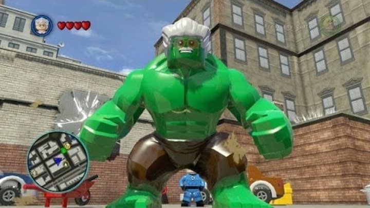 LEGO Marvel Super Heroes (PS4) - Stan Lee / Excelsior Hulk Free Roam Gameplay