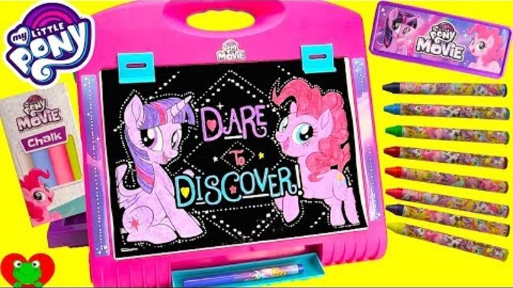 My Little Pony Movie Art Easel Twilight Sparkle and Pinkie Pie Coloring Page Sea Ponies