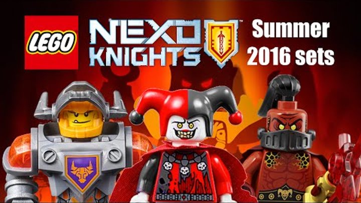 LEGO Nexo Knights Summer 2016 sets list!