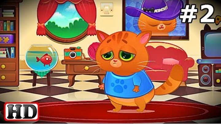 Котик Bubbu – Твой Виртуальный Котенок #2, Мультик Игра для Детей