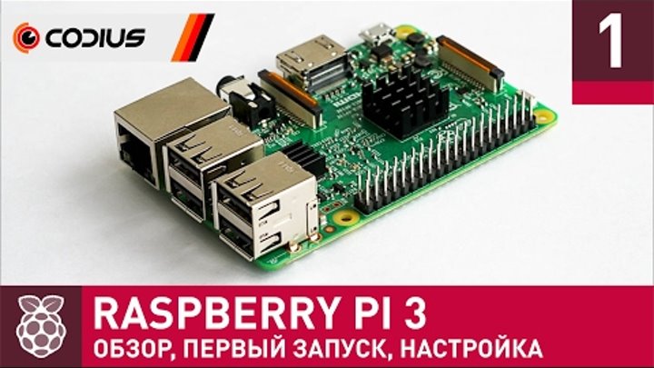 Raspberry Pi 3: обзор, первое включение, настройка – Часть 1