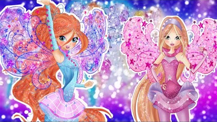 Винкс Космикс трансформация (превращение) на Русском! 8 сезон!Winx 8 season transformation Cosmix!