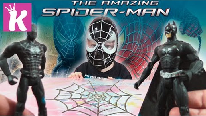 Человек-паук распаковка игрушек маска супергероя Spider-Man unboxing toys mask superhero