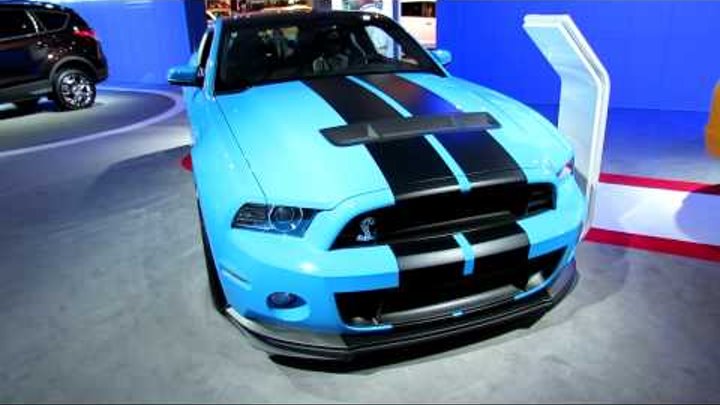2013 Ford Mustang GT500 Shelby Exterior and Interior at 2012 New York Internatioanl Auto Show