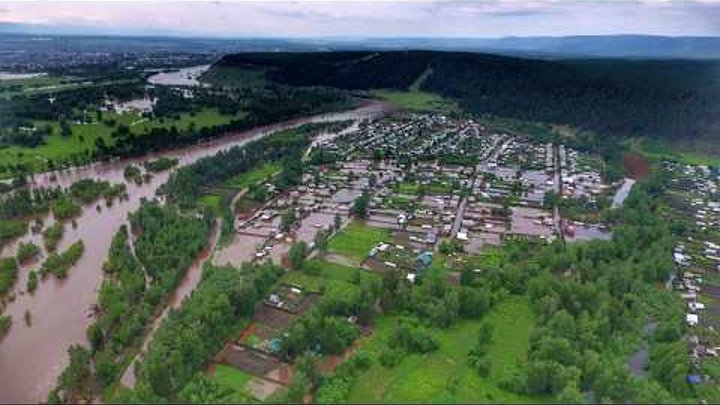 Наводнение Нижнеудинск 27 июня 2019
