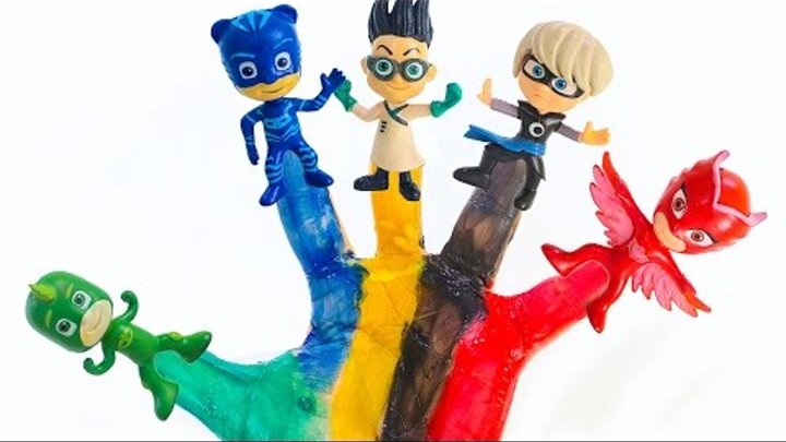 Семья пальчиков ГЕРОИ В МАСКАХ на русском языке PJ MASKS finger family Мультики Учим цвета для детей Семья пальчиков ГЕРОИ В МАСКАХ на русском языке PJ MASKS finger family Мультики Учим цвета для детей