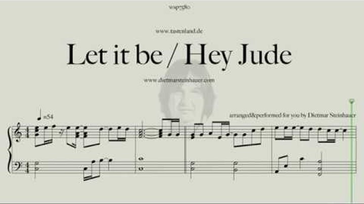 Let it be / Hey Jude - The Beatles for Easy Piano