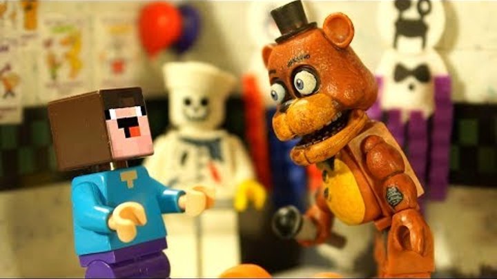 Лего Пять Ночей с Фредди и Бейблэйд Бёрст - Лего НУБик Мультики Майнкрафт и ФНАФ - FNAF Minecraft