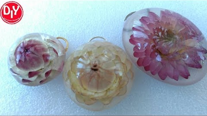 Гелихризум или бессмертник в эпоксидной смоле/jewelry made of epoxy resin смотреть онлайн Гелихризум или бессмертник в эпоксидной смоле/jewelry made of epoxy resin