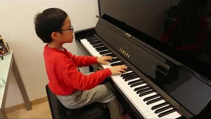 Fantasie Impromptu in C-sharp Minor Op.66 of Chopin, by Jonah Ho (age 7)