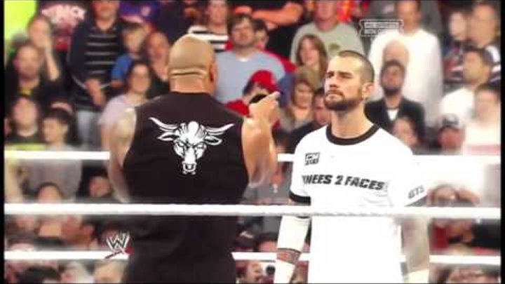 WWE CM Punk Vs The Rock - Royal Rumble 2013 promo
