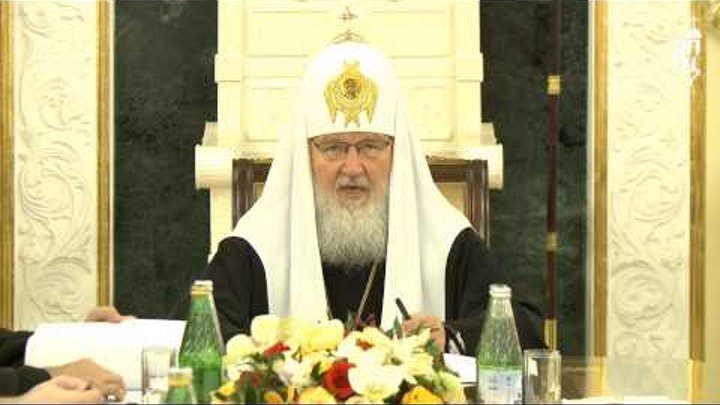 Патриарх Кирилл принял членов Комиссии по празднованию 1000-летия русского присутствия на Афоне