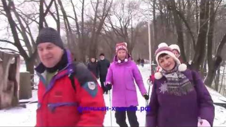 Скандинавская ходьба на Елагином, 28 января 2017 года, Санкт-Петербург Скандинавская ходьба на Елагином, 28 января 2017 года, Санкт-Петербург