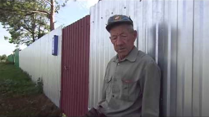 Житель деревни Пенза Владимирской области рассказывает о своей жизни