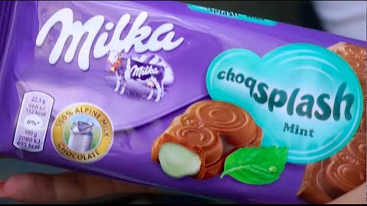 Сладости из Европы iSweets | Milka choq splash Mint