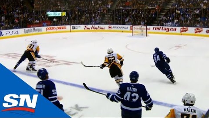Nazem Kadri Accidentally Scores Own Goal On Maple Leafs' Empty Net For Penguins