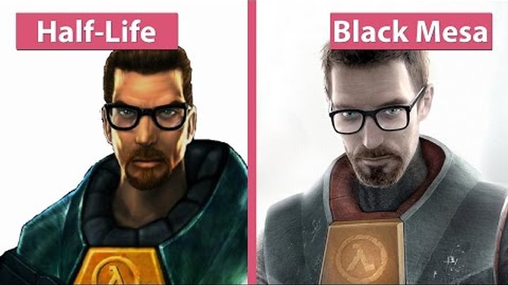 Half-Life vs. Black Mesa Graphics Comparison [60fps][FullHD|1080p]