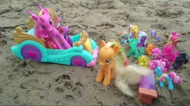 Mlp. Приключения пони на море. Игра на пляже.