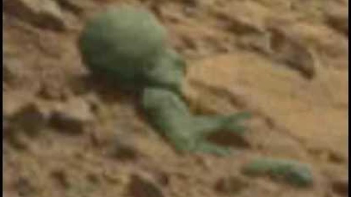 На Марсе нашли труп инопланетянина и космический корабль