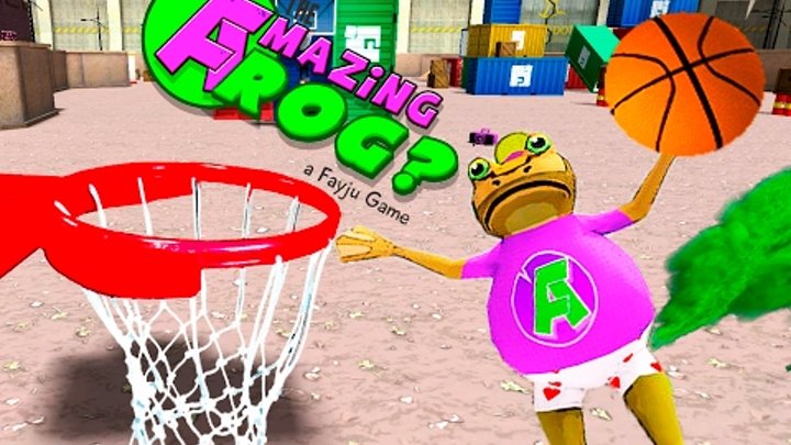 УДИВИТЕЛЬНАЯ ЛЯГУШКА Пукает и играет в баскетбол ДЛЯ ДЕТЕЙ Amazing Frog