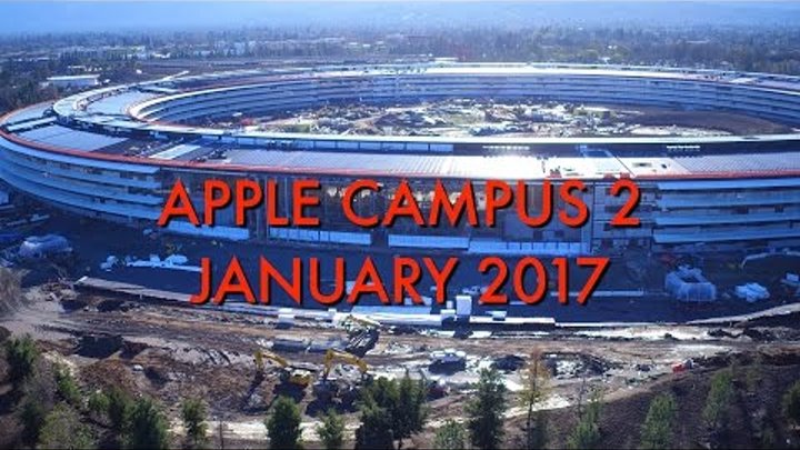 APPLE CAMPUS 2: Mid January 2017 Construction Update