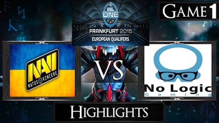 Dota 2 reborn 6 85 Navi vs No Logic Gaming Game 1 Highlights The Frankfurt Major EU Qualifier